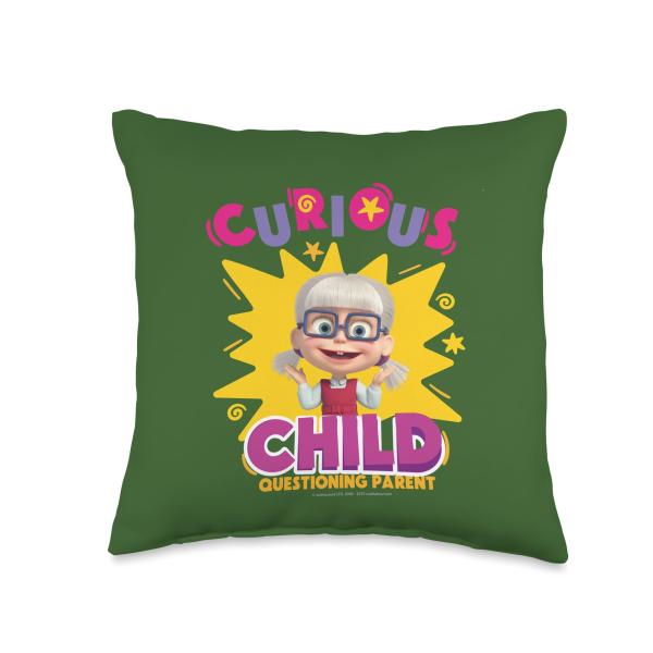 Friends. Curious Child Throw Pillow
