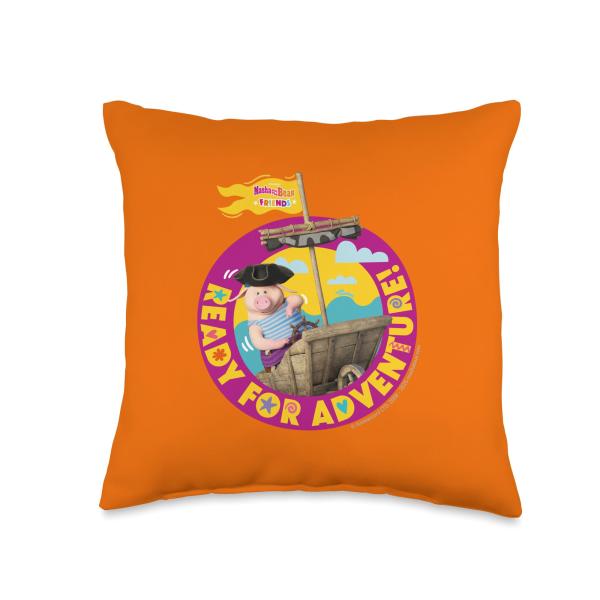 Friends. Ready For Adventure Throw Pillow