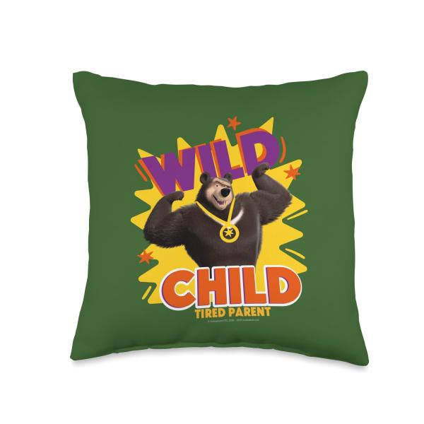 Friends. Wild Child Throw Pillow