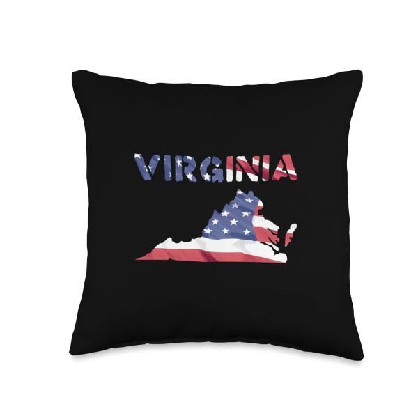 Virginia VA United States Chesapeake East Coast Shenandoah Throw Pillow
