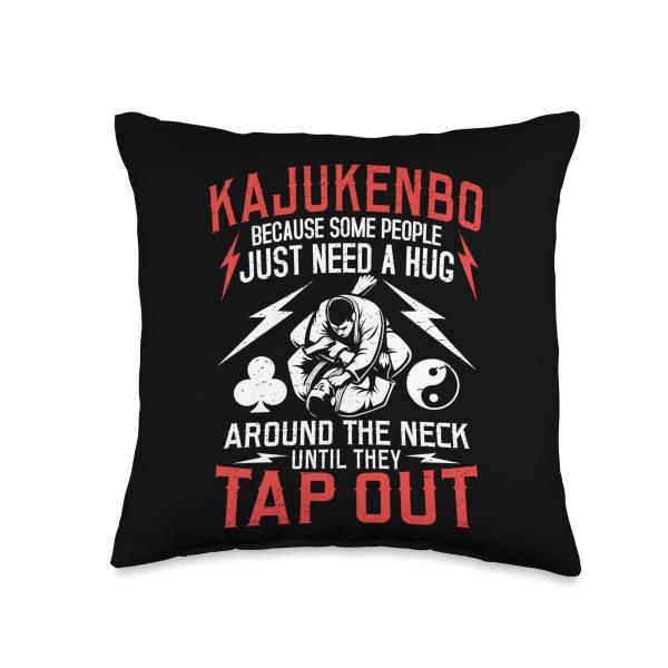 Kajukenbo Hug around Neck Self Defense Training Dojo Throw Pillow
