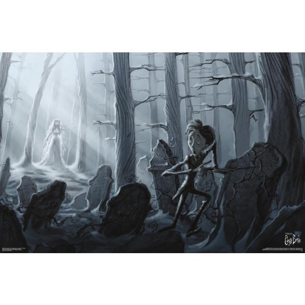 Trends International Tim Burton's The Corpse Bride - Victor In The Woods Wall Poster, 19L x 13W, Premium Unframed Version