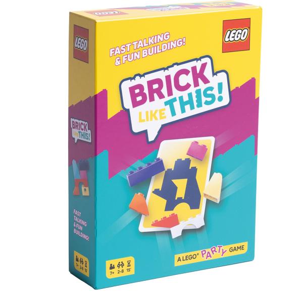 Asmodee ブリック・ライク・ディス！ 公式LEGOパーティーゲーム チーム対抗ビルディングゲーム 2〜8人用 7歳以上 15分