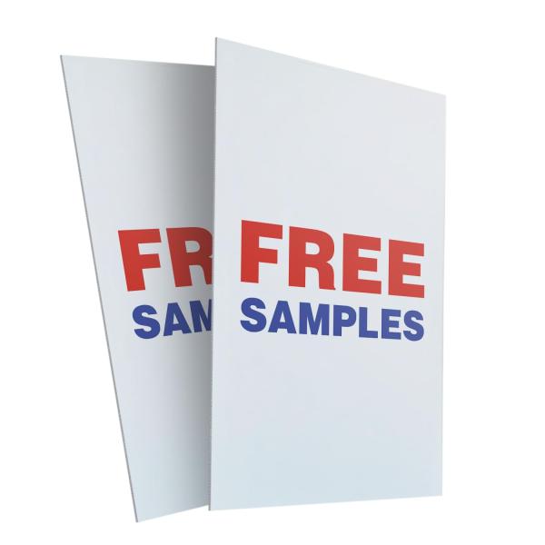 Free Samples (2-Pack) 24 Inch x 36 Inch Plastic Signs | Sign Insert 4mm Corrugated Plastic Signs Storefront Window Poster | Retail Promotions, Custome