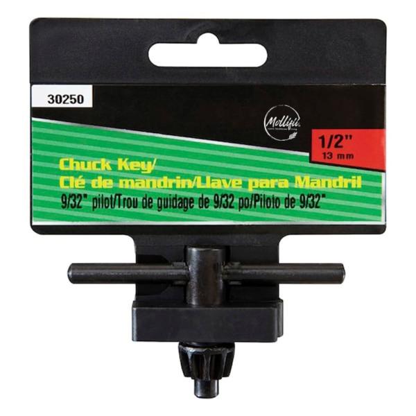 1/2 in. X 9/32 in. KK Chuck Key T-Handle Steel 1 pc, Mfr: 30250-A