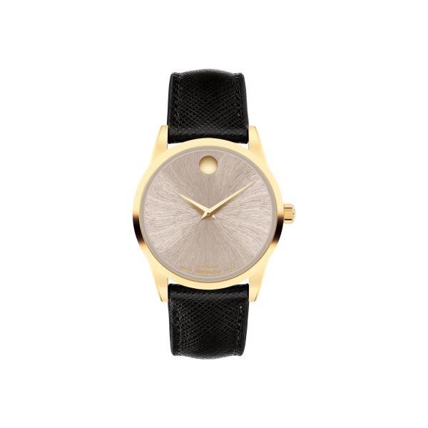 Movado Museum Classic Women's Automatic Watch, Leather Strap, Self-Winding Luxury Timepiece - Gift for Her - 33mm