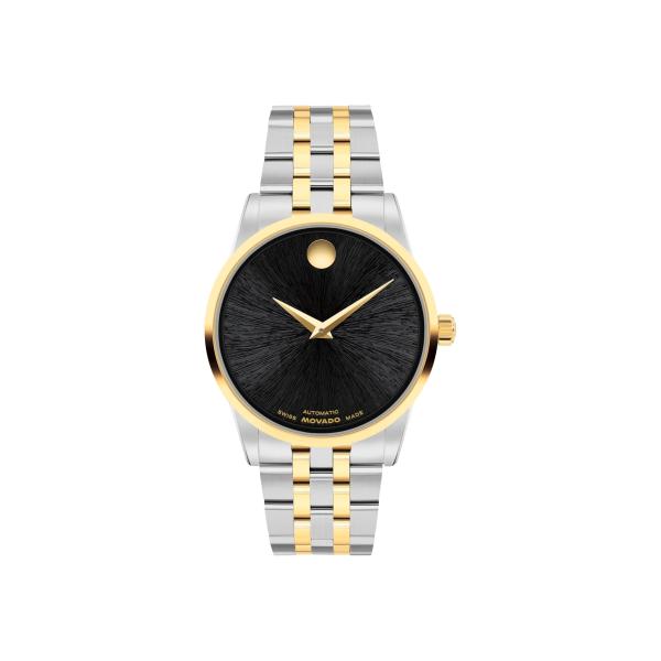 Movado Museum Classic Women's Automatic Watch, Stainless Steel Bracelet, Self-Winding Luxury Timepiece - Gift for Her - 33mm