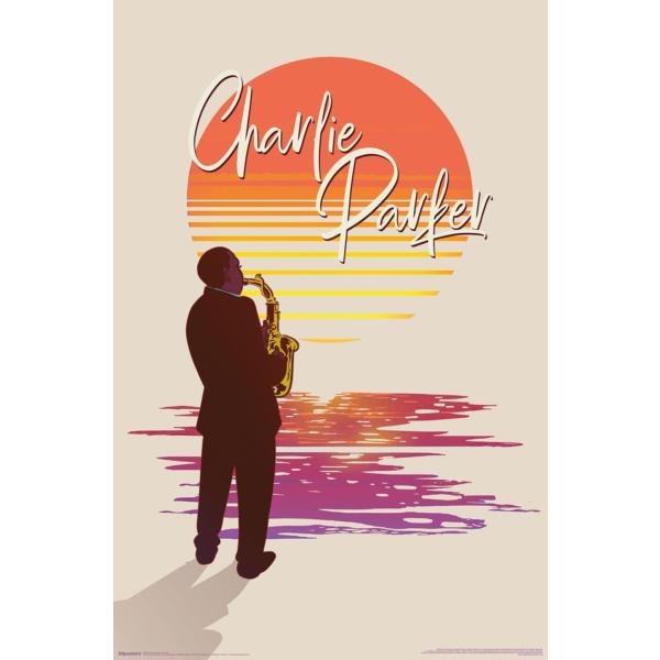 Trends International Charlie Parker - Sunset Wall Poster, 19L x 13W, Premium Unframed Version