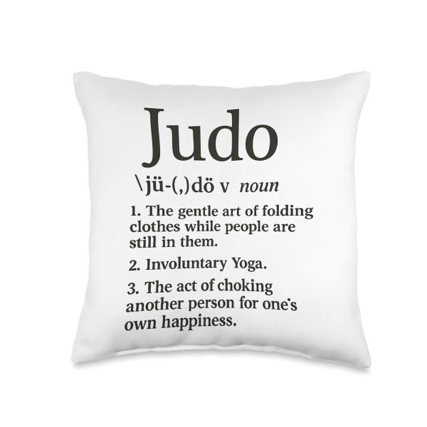Judo Gentle Art Of Folding Clothes While People Are Still In Throw Pillow