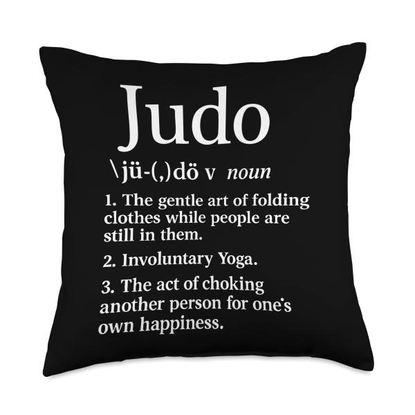 Judo Gentle Art Of Folding Clothes While People Are Still In Throw Pillow