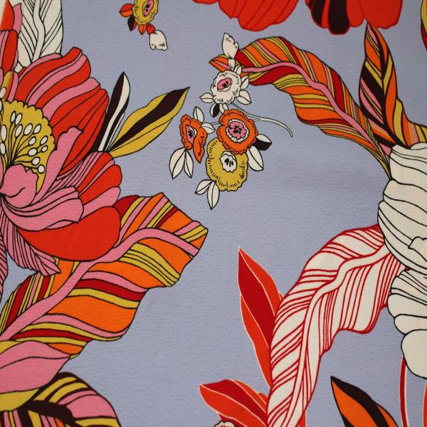 Stylish FABRIC 58" Wide Printed 100% Polyester Moroccan Fabric by The Yard-No Stretch-Ideal for Apparel, Skirts, Dresses, Headbands, Accessories, Home
