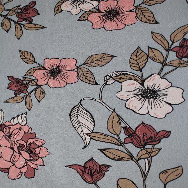 Stylish FABRIC 58" Wide Printed 100% Polyester Moroccan Fabric by The Yard-No Stretch-Ideal for Apparel, Skirts, Dresses, Headbands, Accessories, Home