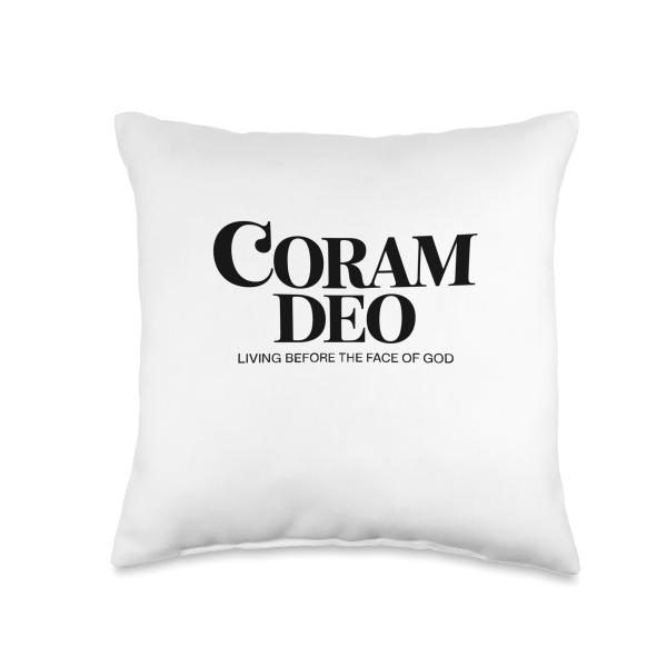 Coram Deo Living Before the Face of God Throw Pillow
