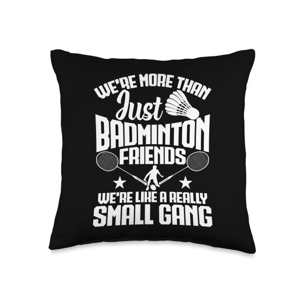 Badminton Coach More Than Shuttlecock Player Badminton Throw Pillow