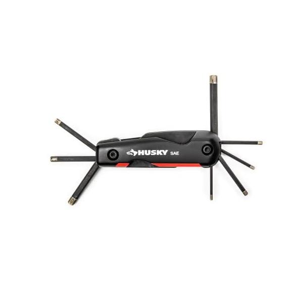 Husky Folding Diamond SAE Hex Key Set (8-Piece)