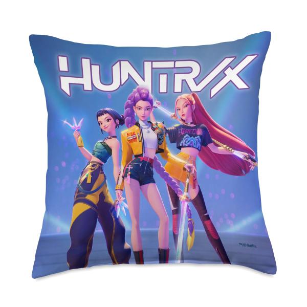 K-POP デーモンハンターズ HUNTR/X 公式ライセンス 装飾クッション スローピロー