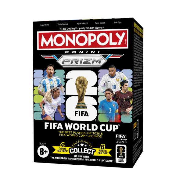 Monopoly パニーニ プリズム FIFAワールドカップ トレーディングカード ブースターボックス 24枚入り
