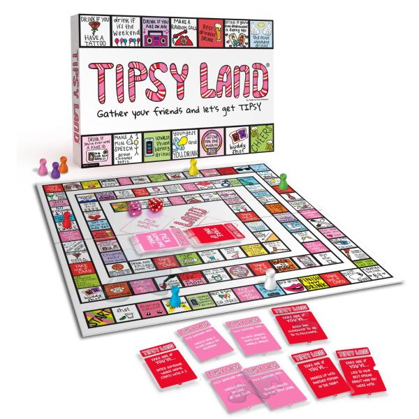 TIPSYLAND Original Edition | Official Product | Hilarious Adult Board Game | Group Game for Game Nights, Parties and More | Fun Challenges, Dares ＆ M