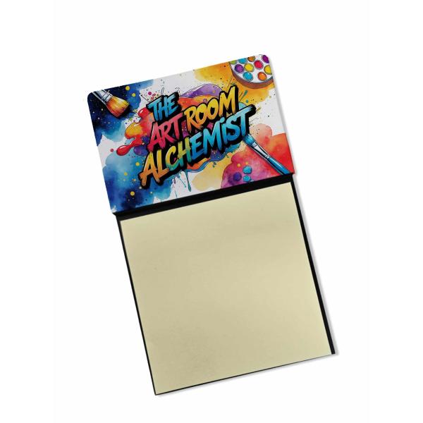 Caroline's Treasures The Art Room Alchemist Funny Sticky Note Holder for Teacher's Gift Refillable with 3x3 Notes