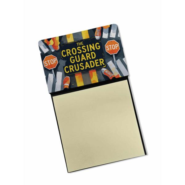 Caroline's Treasures The Crossing Guard Crusader Funny Sticky Note Holder for Teacher's Gift Refillable with 3x3 Notes