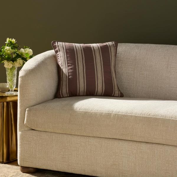 Loloi Chris Loves Julia Verona Collection PCJ0033 Brown 18'' x 18'' Cover Only Pillow