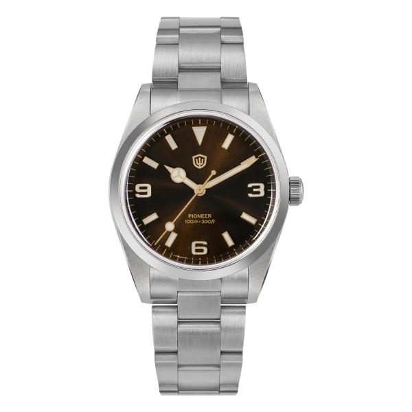 WD1016 VH31 Sweep Quartz Watch - Men Watches 37mm 39mm Dial Stainless Steel Wristwatch Luminous Waterproof 100M
