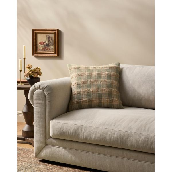 Loloi Amber Lewis Golden Collection PAL0062 Olive/Multi 20'' x 20'' Cover w/Poly Pillow