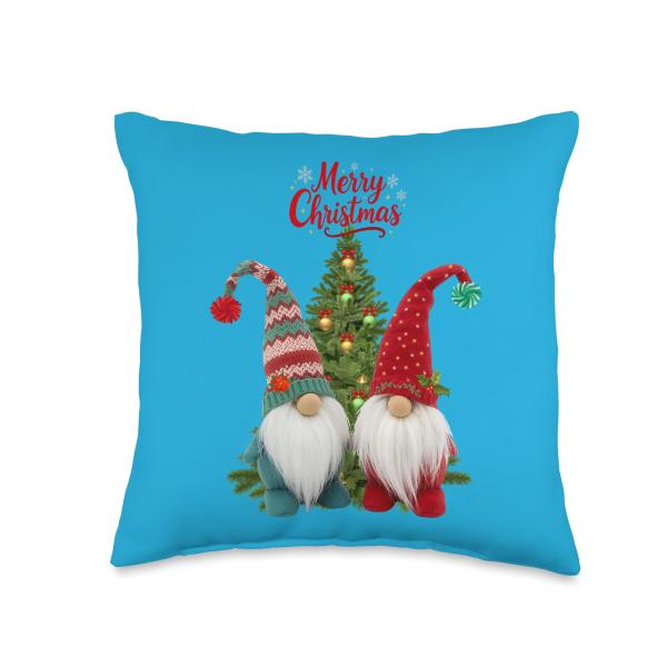 Christmas GONK GONKS Throw Pillow