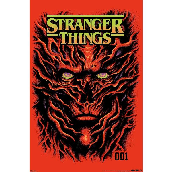 Netflix Stranger Things: Season 5 (2025) - Vecna Face Wall Poster, 19L" x 13W", Premium Unframed Version