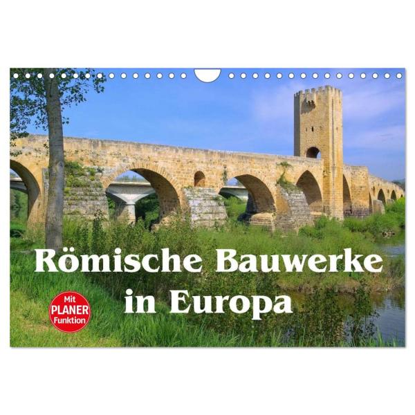 Roman buildings in Europe, US-Version (Wall Calendar 2026 DIN A4 Landscape), CALVENDO 12 Month Wall Calendar