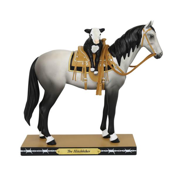 Enesco The Trail of Painted Ponies ヒッチハイカーフィギュア、7.24インチ、マルチカラー