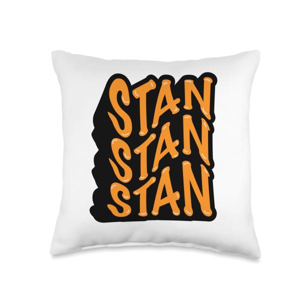 Stan Definition Personalized Name Funny Birthday Gift Idea Throw Pillow