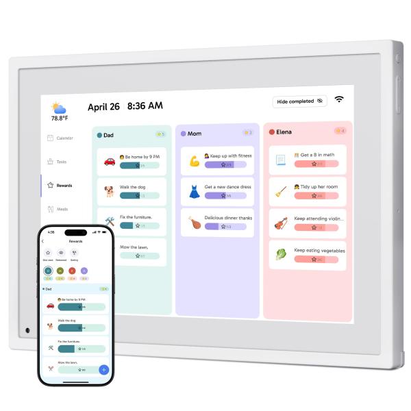 Dragon Touch 10.1インチ デジタルタッチスクリーンカレンダー