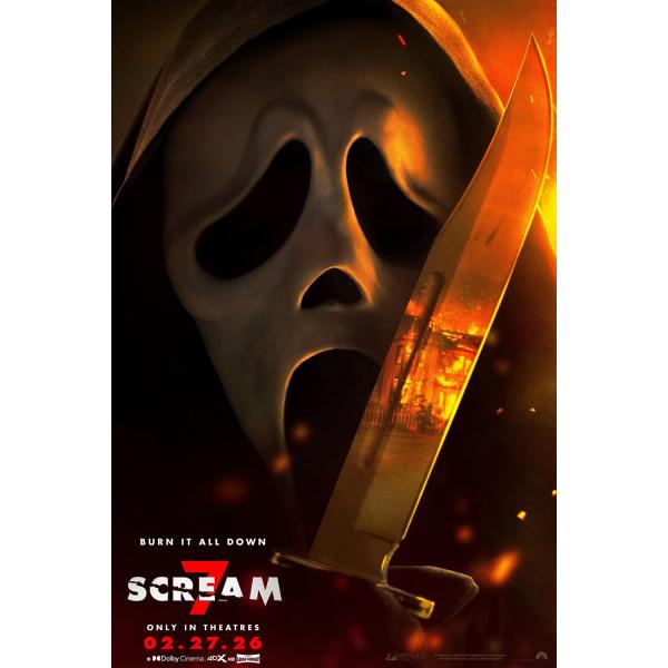 Scream 7（2025）映画ポスター ウォールアートプリント 40x60cm フレームなし 寝室・リビング