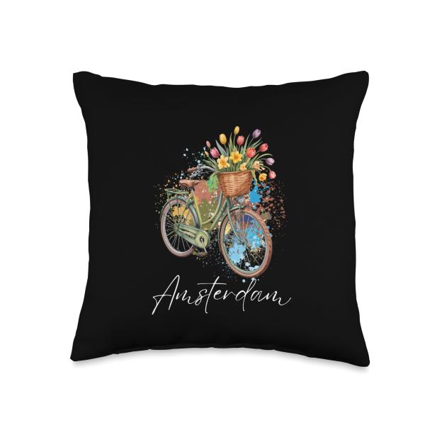 Amsterdam Throw Pillow