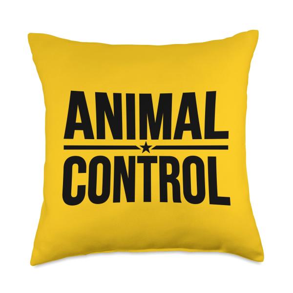 Animal Control Officer Uniform Dog Catcher Costume TEE Throw Pillow