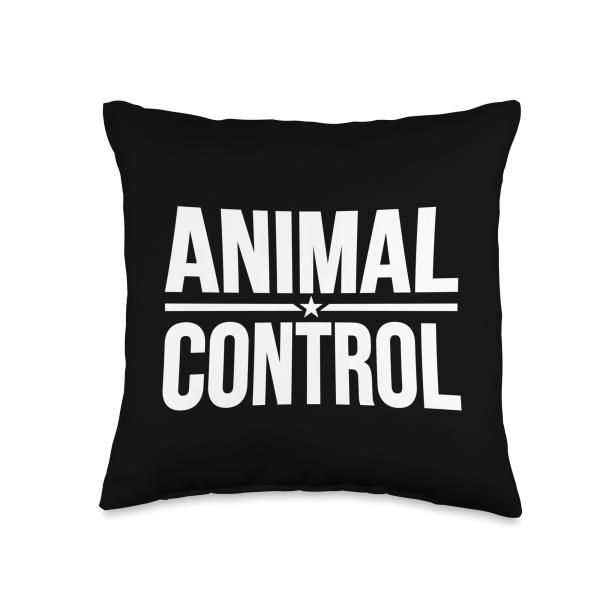 Animal Control Officer Uniform Dog Catcher Costume TEE Throw Pillow