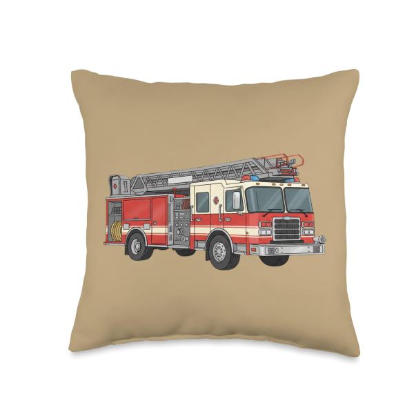 Trucks ＆ Off-Road, Little Fire Chief Rescue Rig Throw Pillow