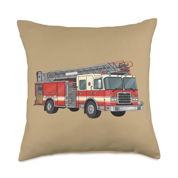 Trucks ＆ Off-Road, Little Fire Chief Rescue Rig Throw Pillow