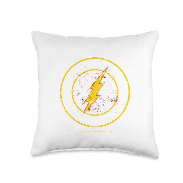 Central City Running Club Lightning Logo Throw Pillow