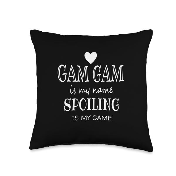 Gam Gam Is My Name Special Grandmother Grandma Throw Pillow