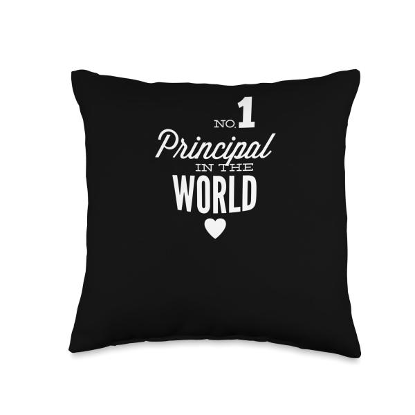 Best School Principal in The World Throw Pillow
