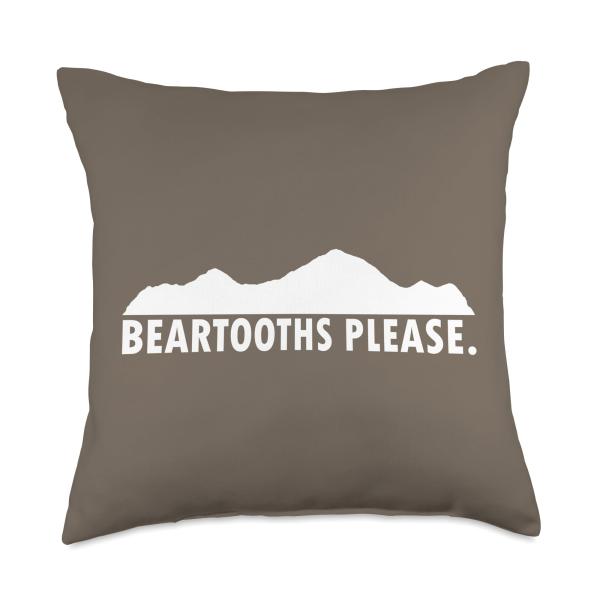 Beartooths Please Throw Pillow