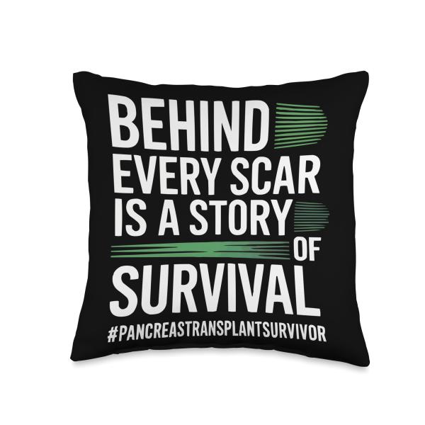 Organ Donation Pancreas Transplant Organ Donor Throw Pillow
