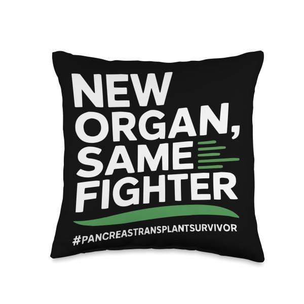 Organ Donation Pancreas Transplant Organ Donor Throw Pillow