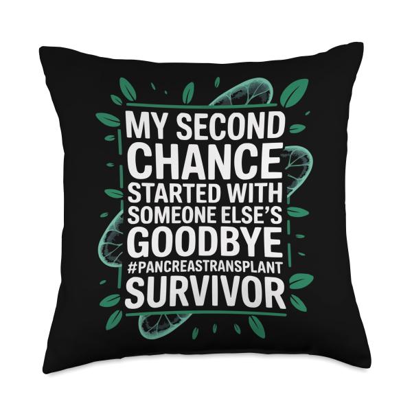 Organ Donation Pancreas Transplant Organ Donor Throw Pillow