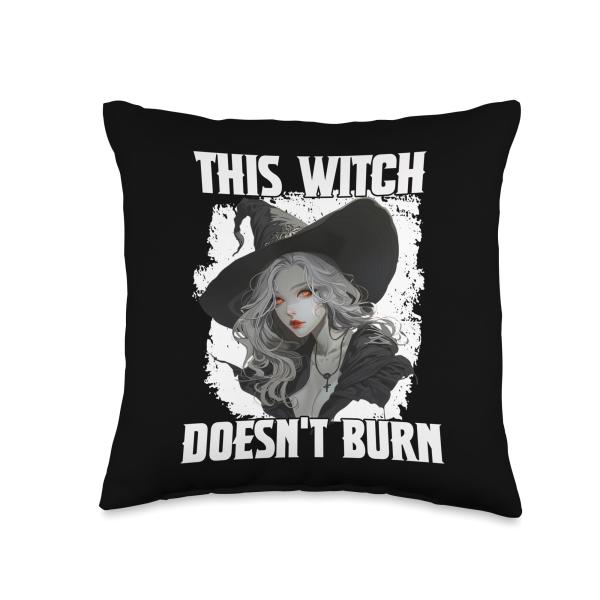 Witches T | Cute Halloween Witch | Witchcraft Witch Costume Throw Pillow