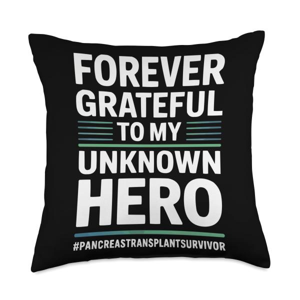 Organ Donation Pancreas Transplant Organ Donor Throw Pillow
