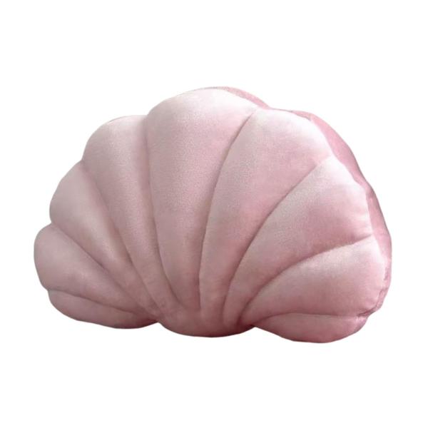 Wswqop Seashell Throw Cushion Decorative Ornament for Gift Sleeping Suitable for Sofa Couch Photo Prop, Pink