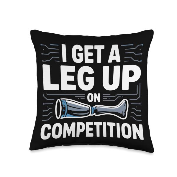 Prosthetist Job Profession Healthcare Prosthetics Throw Pillow